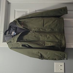 Mens Large Columbia green heavy duty coat